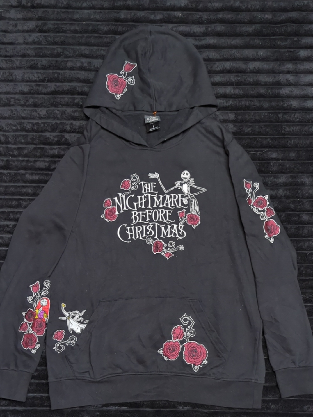 Disney The Nightmare Before Christmas Gothic Rose Hoodie